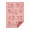 Clearance Klippan Yllefabrik Hand in hand barnfilt 65x90 cm Rose brown