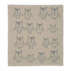 Barn Klippan Yllefabrik Hand in hand snuttefilt 34x40 cm Greige
