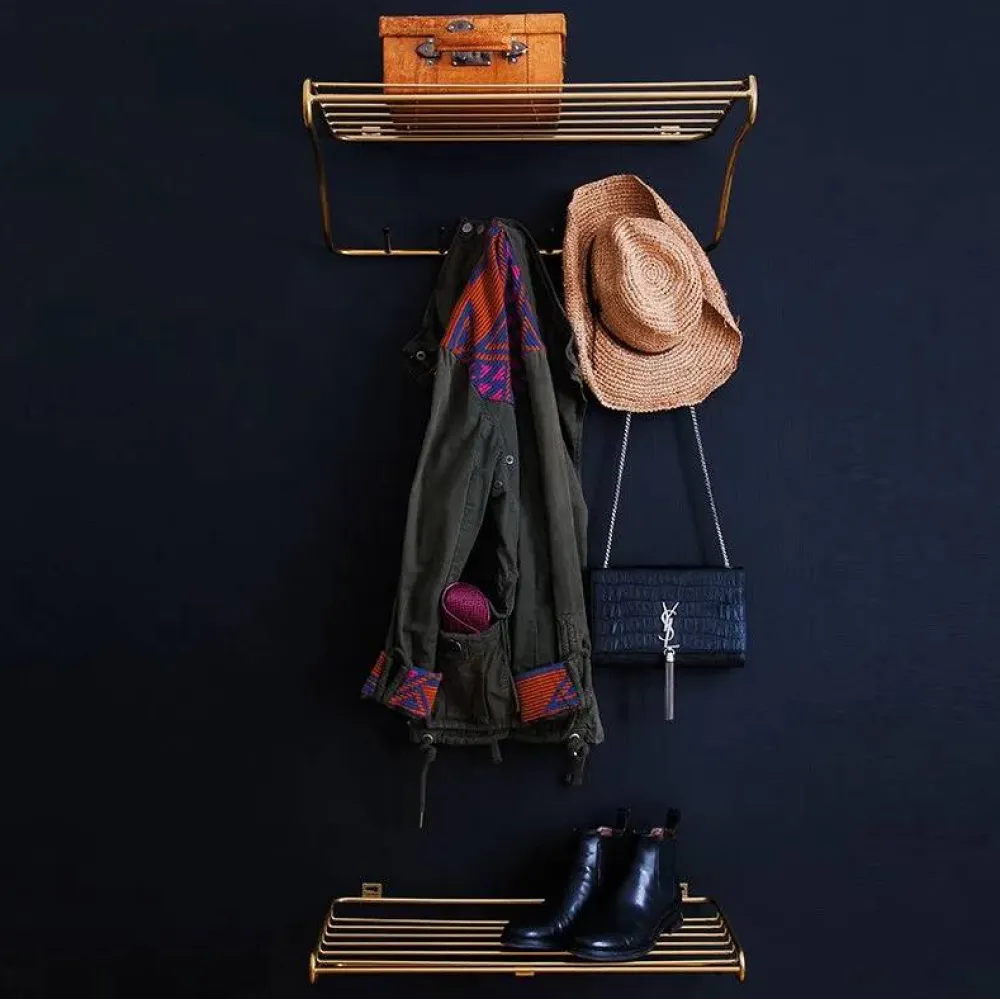 Maze Hat Rack hatthylla mässing