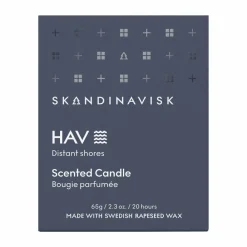 Skandinavisk Hav doftljus med lock 65 g
