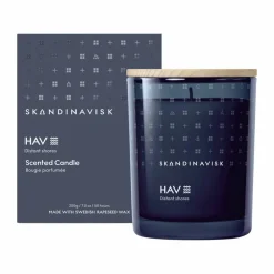 Skandinavisk Hav doftljus med lock 200 g