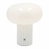 New Scandi Living Haven portabel bordslampa 22 cm Vit