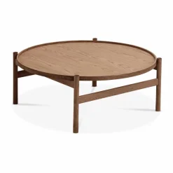 Brdr. Krüger HB soffbord Ø100 cm Rökoljad ek