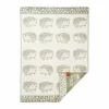 New Klippan Yllefabrik Hedgehog barnfilt 65x90 cm Grön