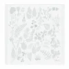 Ekelund Linneväveri Herbarium servett 35x35 cm Grå