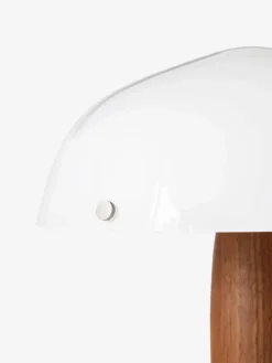 Hot &Tradition Herman SHY3 bordslampa walnut & cream marble textilsladd
