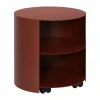 Hem Hide sidobord Ø38x41 cm Red brown textured