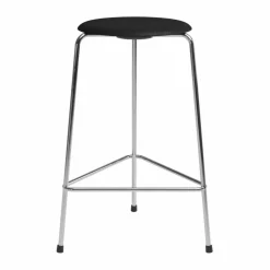 Fritz Hansen High Dot counter stool 3 ben Svart ask-krom
