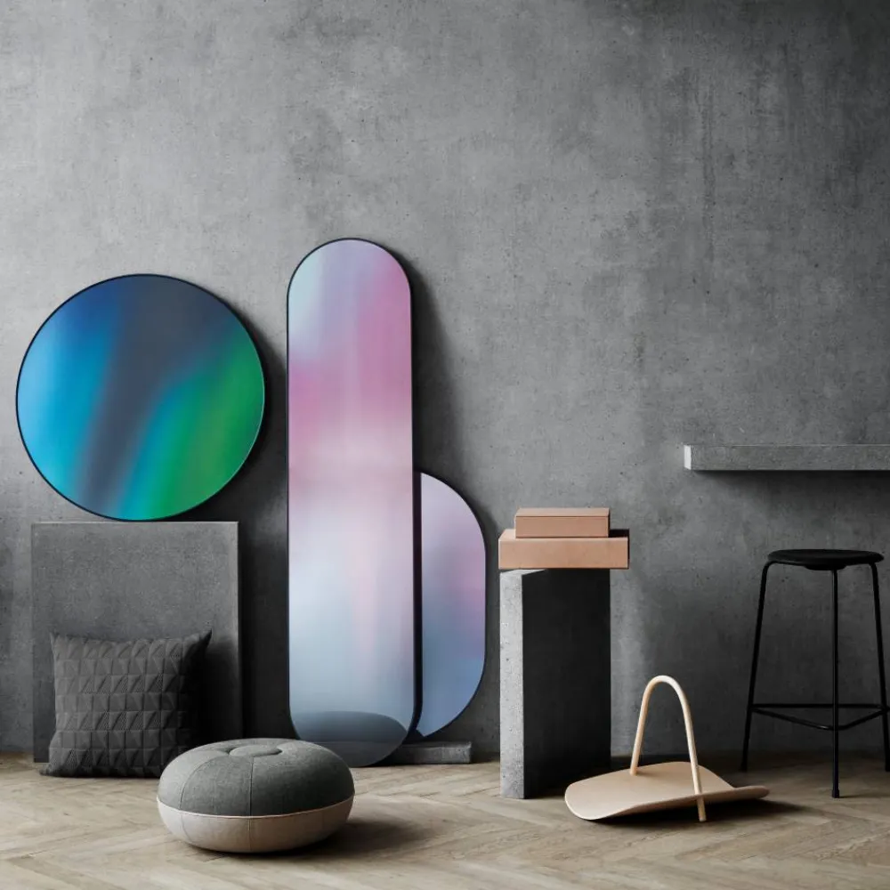 Sale Fritz Hansen High Dot pall läder Cowboy black