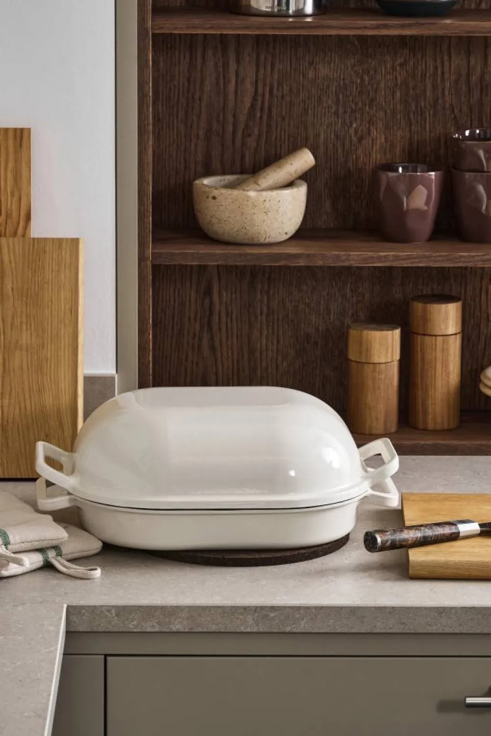 Clearance Scandi Living Hollow pepparkvarn 16 cm Akacia