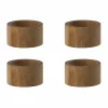 Scandi Living Hollow servettring Ø5 cm 4-pack Akacia