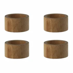 Scandi Living Hollow servettring Ø5 cm 4-pack Akacia