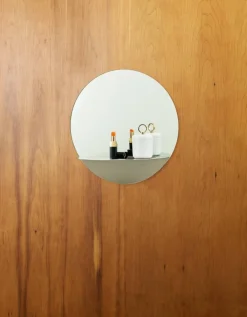 Normann Copenhagen Horizon spegel rund Rostfritt stål