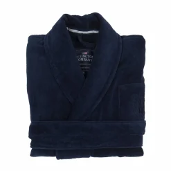 Lexington Hotel Velour morgonrock L Dress Blue