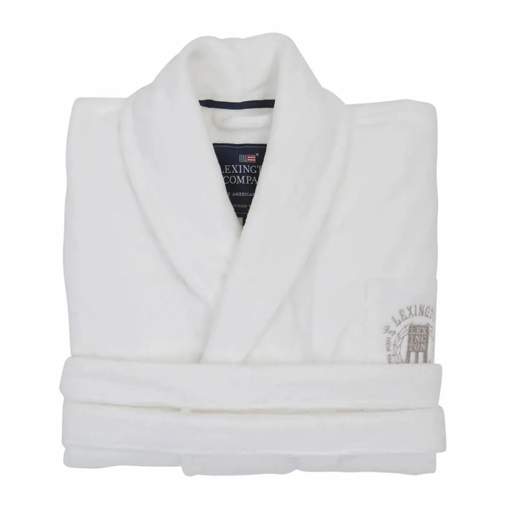 Lexington Hotel Velour morgonrock S White