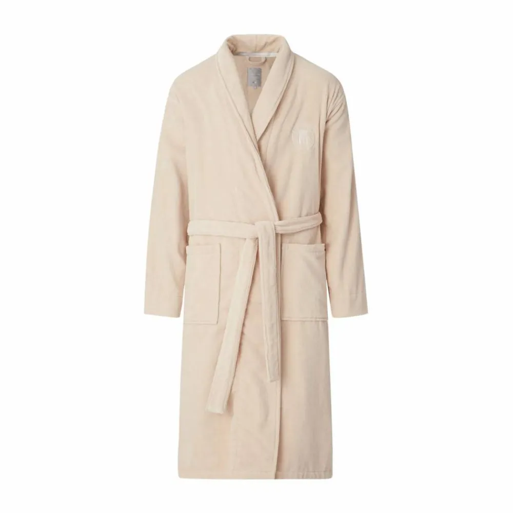 Lexington Hotel Velour morgonrock XL Beige