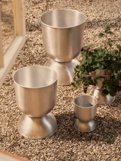 Sale Ferm Living Hourglass kruka extra small Ø21 cm Aluminium