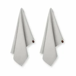 Humdakin ekologisk kökshandduk 45x70 cm 2-pack Stone