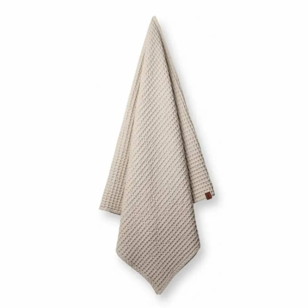 New Humdakin Waffle badhandduk 70x135 cm Light stone