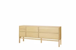 1898 Hylte sideboard 6 lådor 172x73 cm Ek