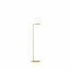 Sale Flos IC lights F1 golvlampa Borstad mässing-opal