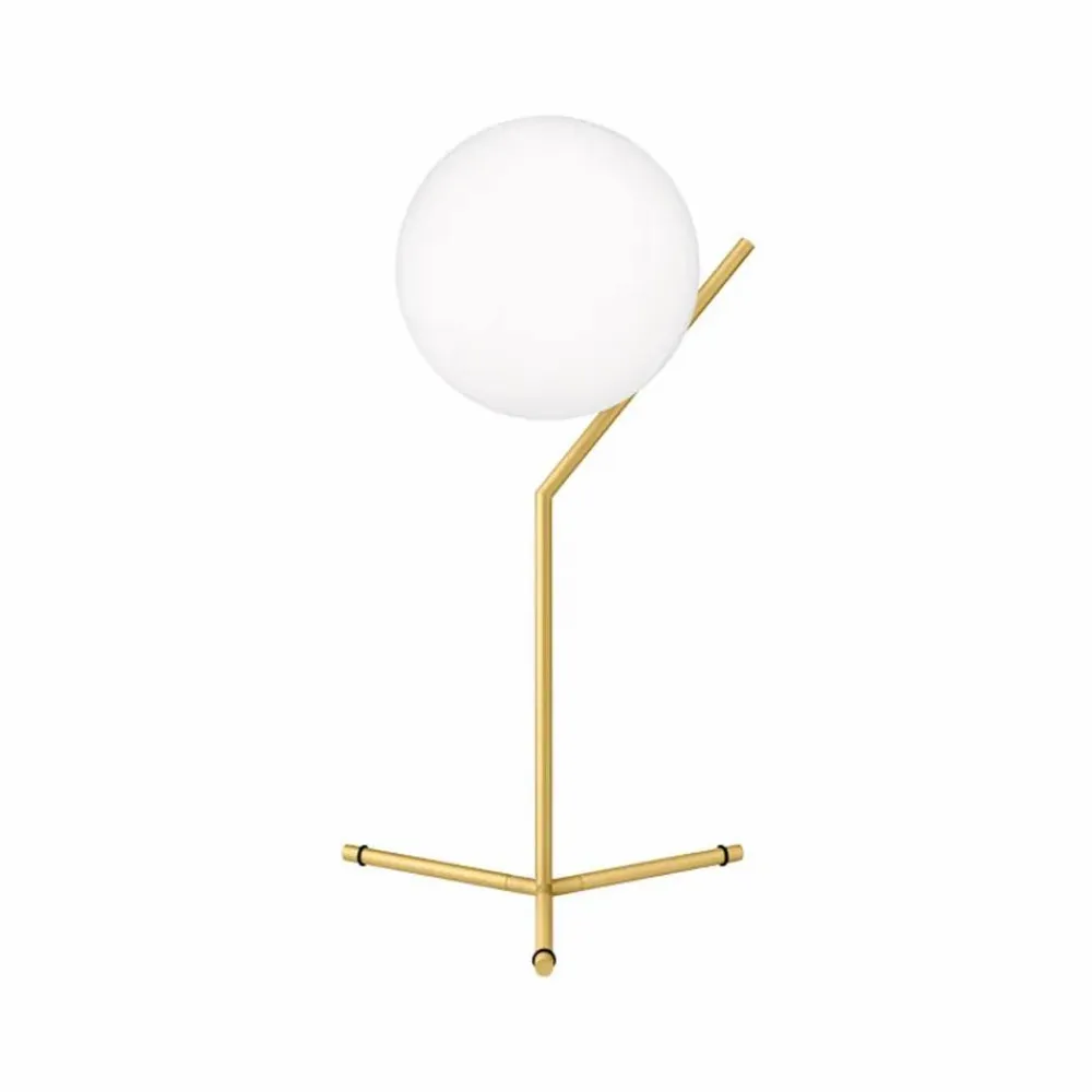 Sale Flos IC Lights T1 High bordslampa Borstad mässing-opal