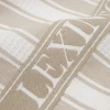 Lexington Icons Waffle Striped kökshandduk 50x70 cm Beige-white