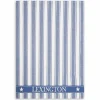 Lexington Icons Waffle Striped kökshandduk 50x70 cm Blue-white