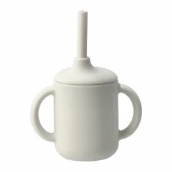Scandi Living Idun mugg med sugrör silikon 120 ml Vanilla