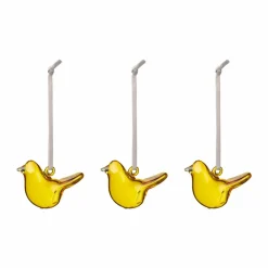 Online Iittala glasfågel Gul mini 3-pack