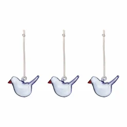 Iittala glasfågel Klarblå mini 3-pack