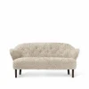 Audo Copenhagen Ingeborg 2 5-sits soffa Fårskinn moonlight-ben ek rökt