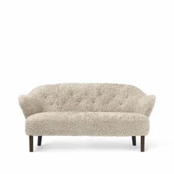 Audo Copenhagen Ingeborg 2 5-sits soffa Fårskinn moonlight-ben ek rökt