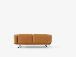 &Tradition Inland AV22 soffa 2-sits Noble läder cognac-warm black