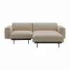 Muuto In Situ modulsoffa 2-sits configuration 4 Ecriture 240-Black