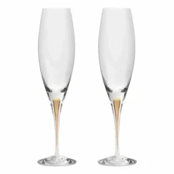 Orrefors Intermezzo champagneglas 26 cl 2-pack Guld