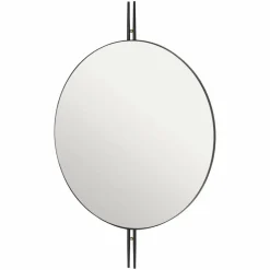 Hot GUBI IOI väggspegel Ø80 cm Svart