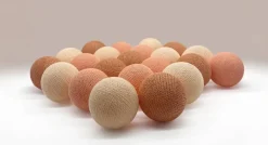 Sale Irislights ljusslinga Peach 20 bollar