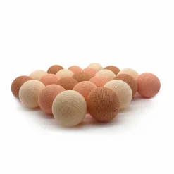 Irislights ljusslinga Peach 35 bollar