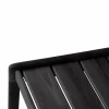 Ethnicraft Jack outdoor sidobord svartbetsad teak 54x54 cm