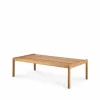 Outlet Ethnicraft Jack outdoor soffbord teak 120x65 cm