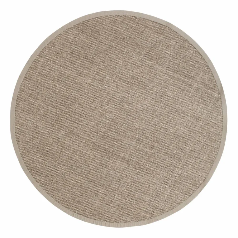 Dixie Jenny Sisal rund matta Natural grey Ø150 cm