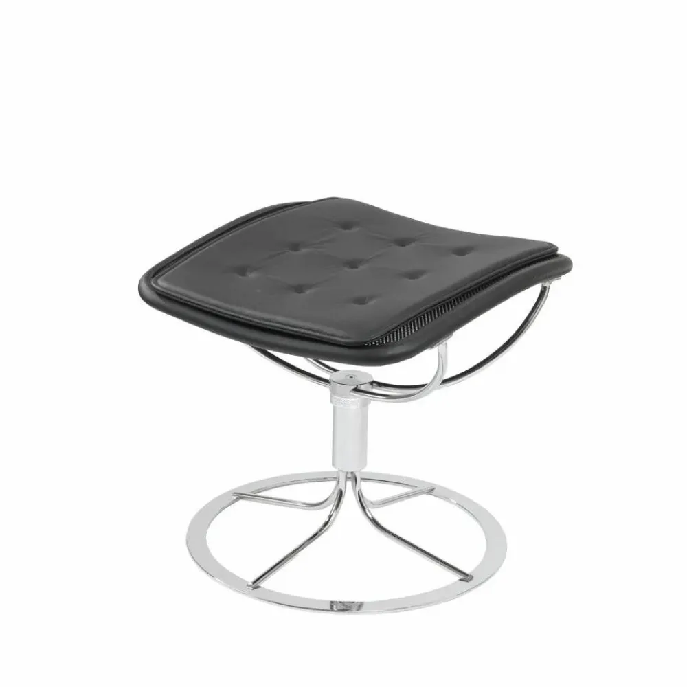 Online Bruno Mathsson International Jetson 66 fotpall Svart-svart nät-svart skoning