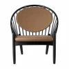 FDB Møbler J166 Jørna stol Black painted oak-brown