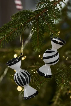 New Scandi Living Jolly julgranskula 4-pack Vit