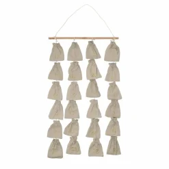 Scandi Living Joyful adventskalender 75 cm Beige
