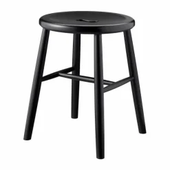 FDB Møbler J27 pall Beech black painted