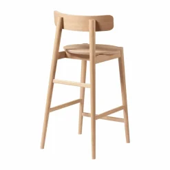 FDB Møbler J185 Øst barstol 65 cm Oak nature lacquered