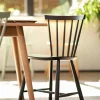 Discount FDB Møbler J46 stol Beech dark blue painted