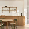 Fredericia Furniture J39 stol Khaki green-flätad natur